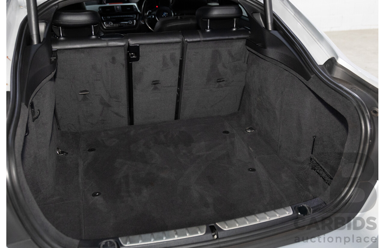 01/2016 BMW 435i Gran Coupe M Sport (RWD) F36 MY15 5d Coupe Glacier Silver Metallic Turbo 3.0L