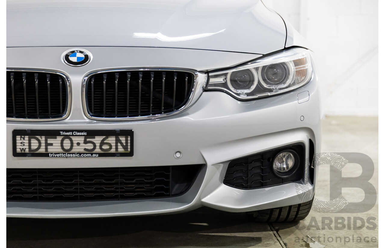 01/2016 BMW 435i Gran Coupe M Sport (RWD) F36 MY15 5d Coupe Glacier Silver Metallic Turbo 3.0L