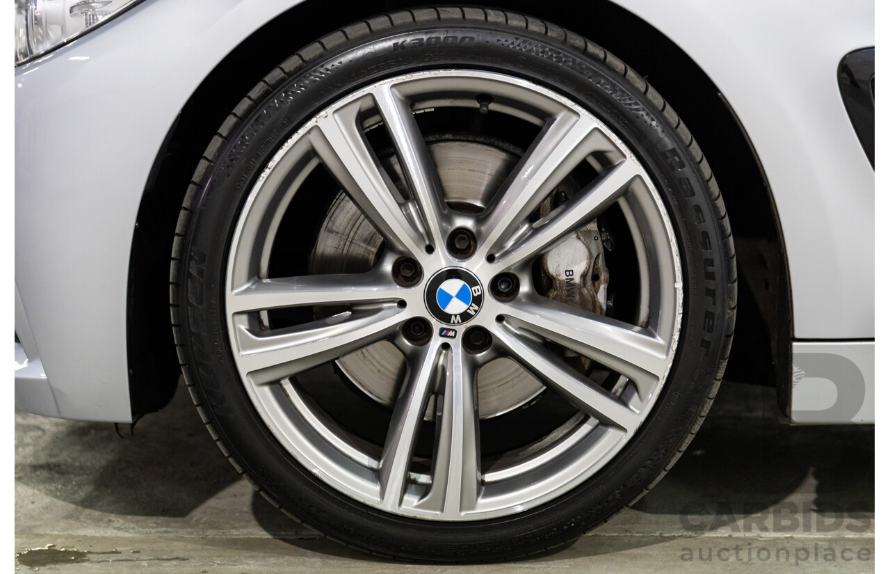 01/2016 BMW 435i Gran Coupe M Sport (RWD) F36 MY15 5d Coupe Glacier Silver Metallic Turbo 3.0L