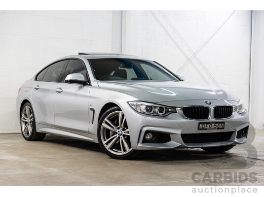 01/2016 BMW 435i Gran Coupe M Sport (RWD) F36 MY15 5d Coupe Glacier Silver Metallic Turbo 3.0L