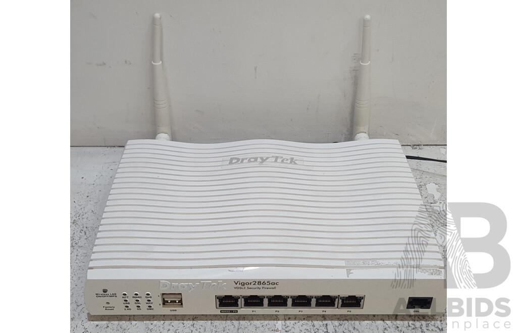 DrayTek Vigor2865ac VDSL2 Security Firewall w/ Power Supply