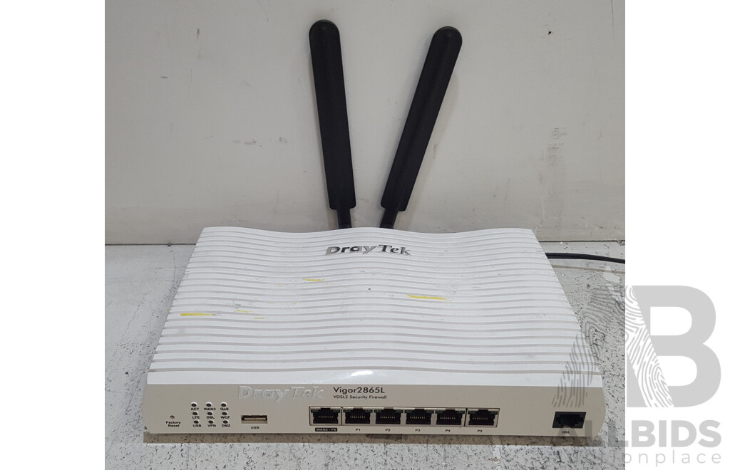 DrayTek Vigor2865L VDSL2 Security Firewall w/ Power Supply