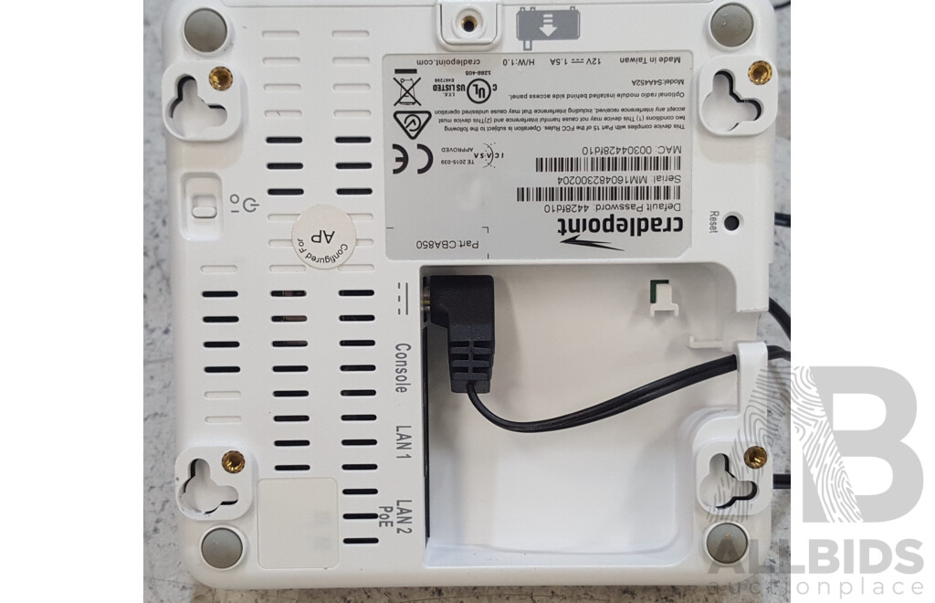 Cradlepoint (S4A452A) 4G LTE Cellular Broadband Router PoE w/ Power Supply