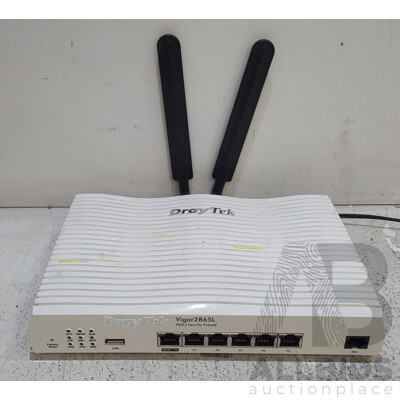 DrayTek Vigor2865L VDSL2 Security Firewall w/ Power Supply