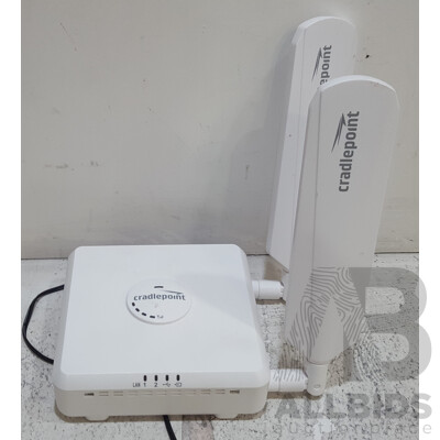 Cradlepoint (S4A452A) 4G LTE Cellular Broadband Router PoE w/ Power Supply