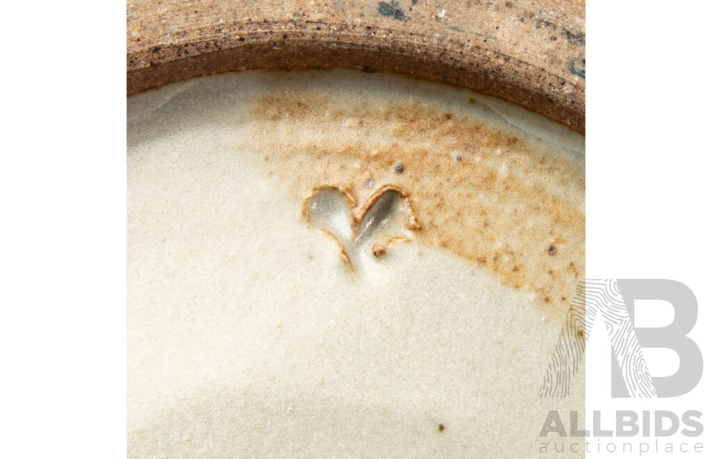 Large Glazed Pottery Vase by John Van Dyk