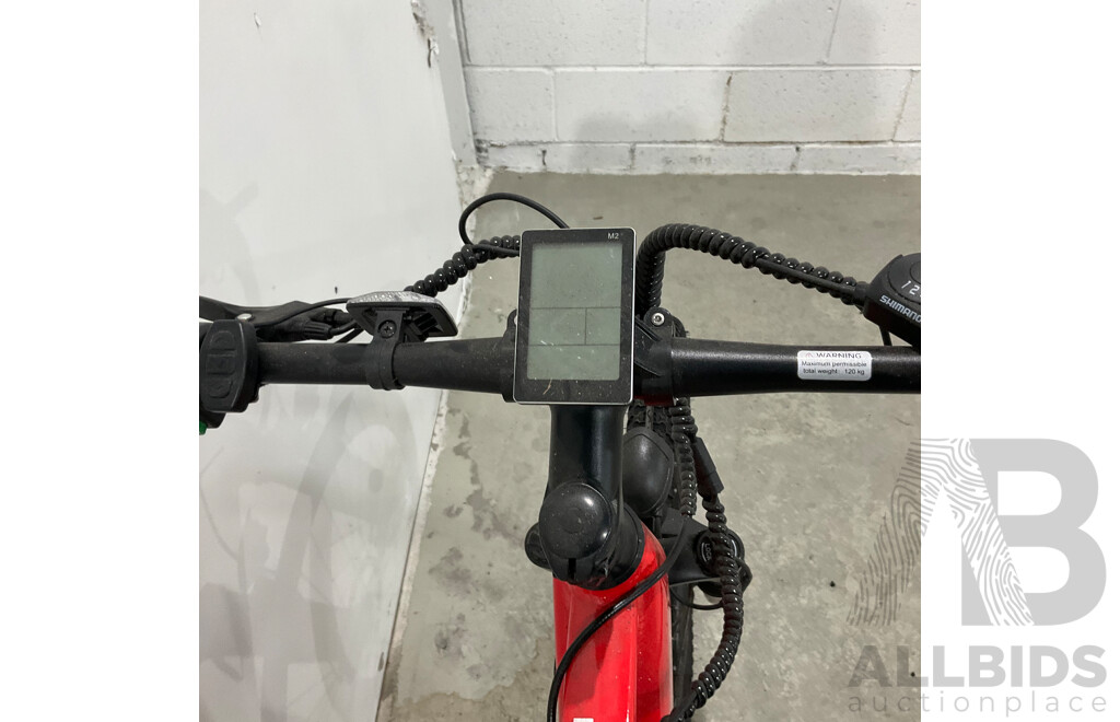 26'' Everfit Red E-Bike
