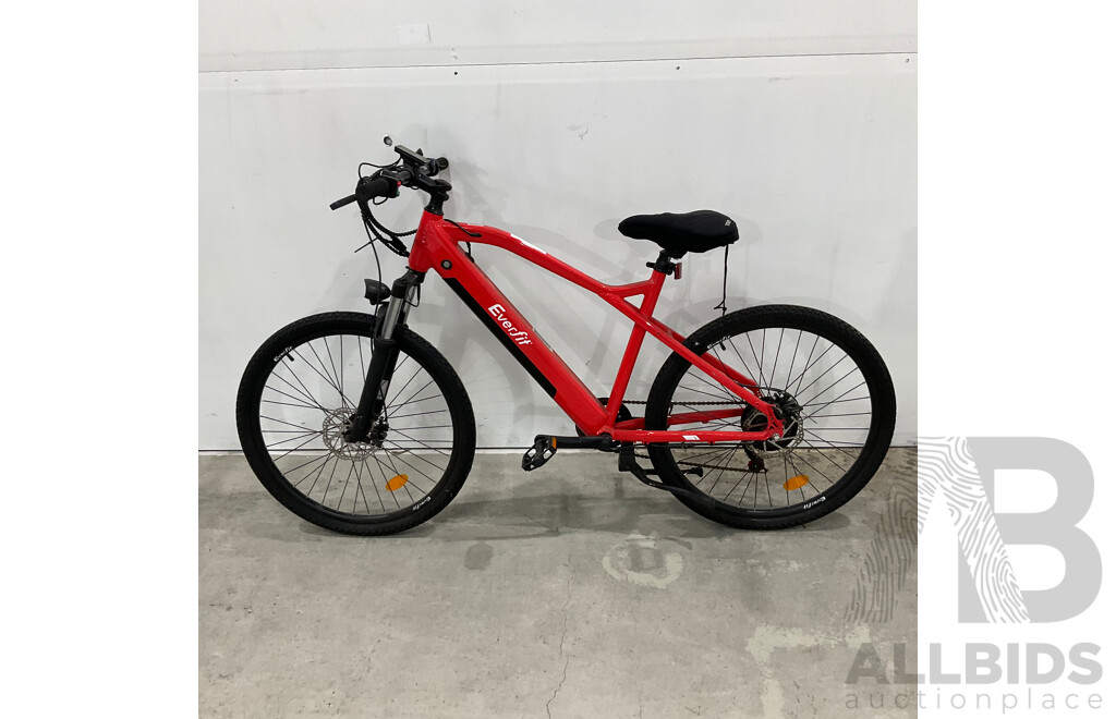 26'' Everfit Red E-Bike
