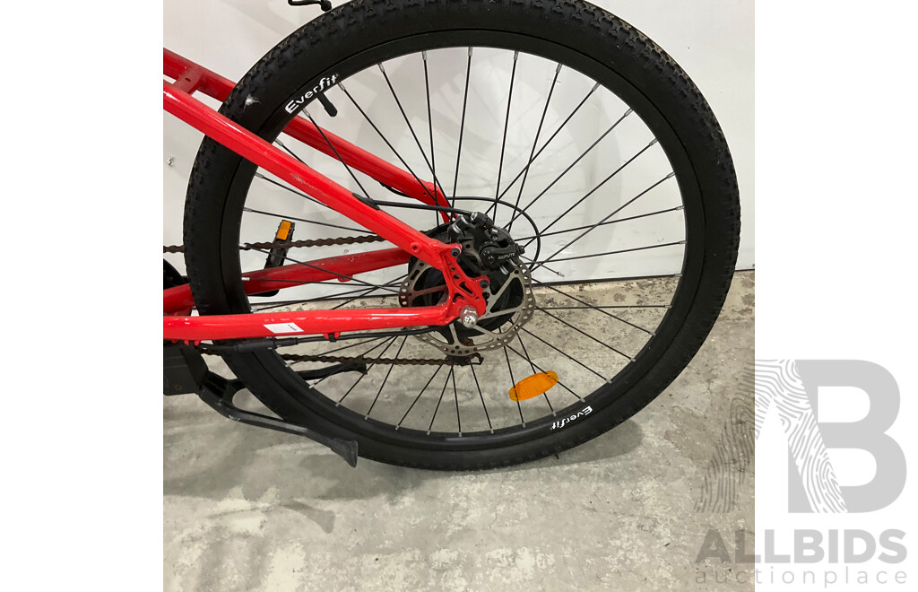 26'' Everfit Red E-Bike
