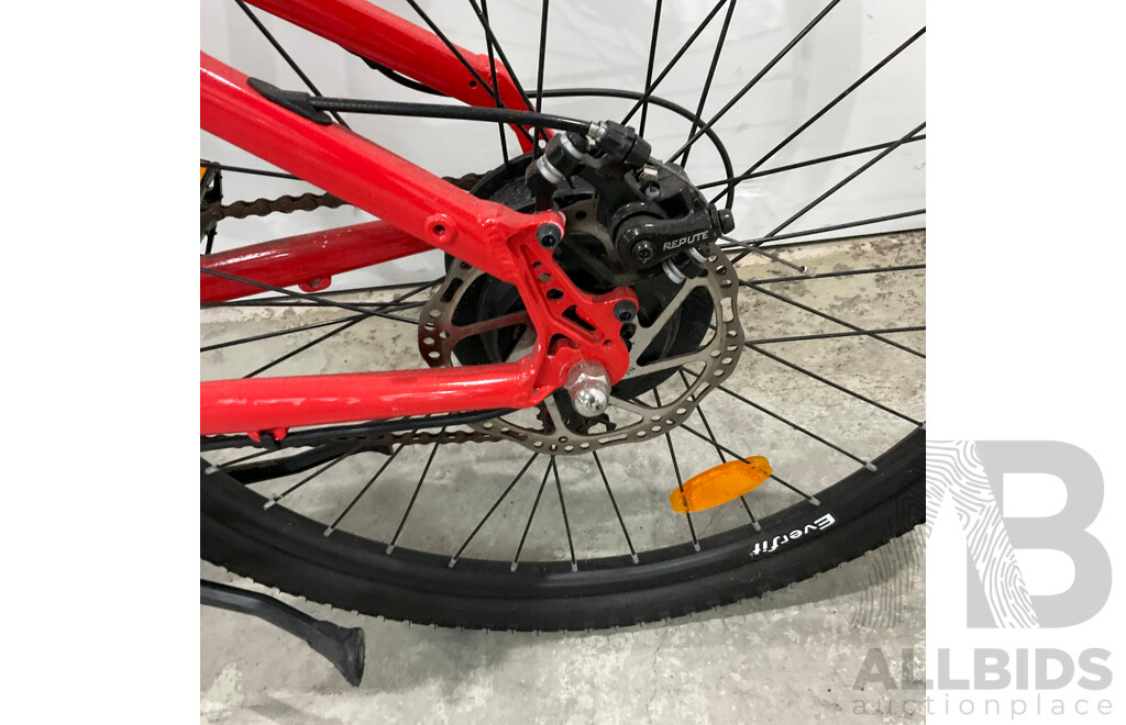 26'' Everfit Red E-Bike