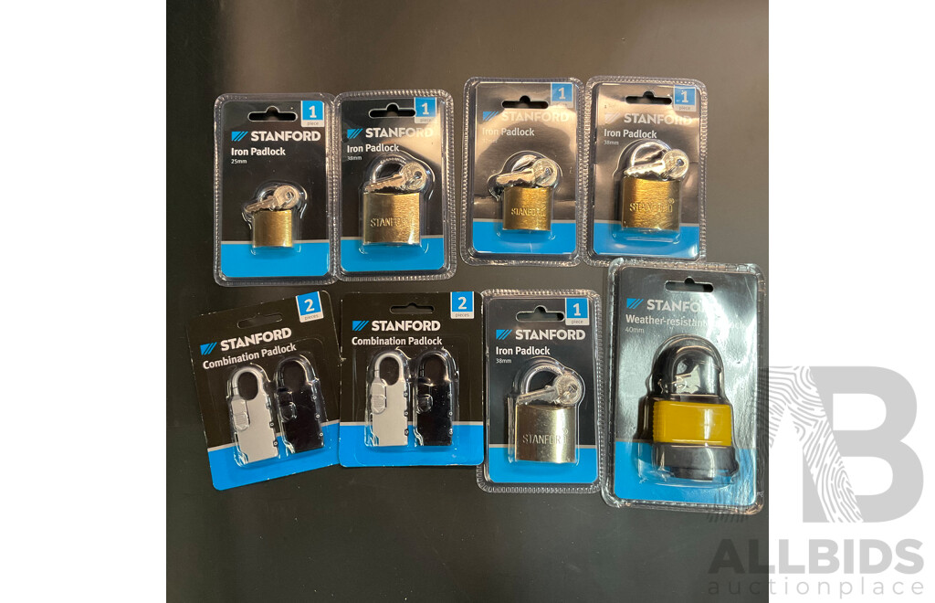 Bulk Lot - Assorted Stanford Tools /Padlocks