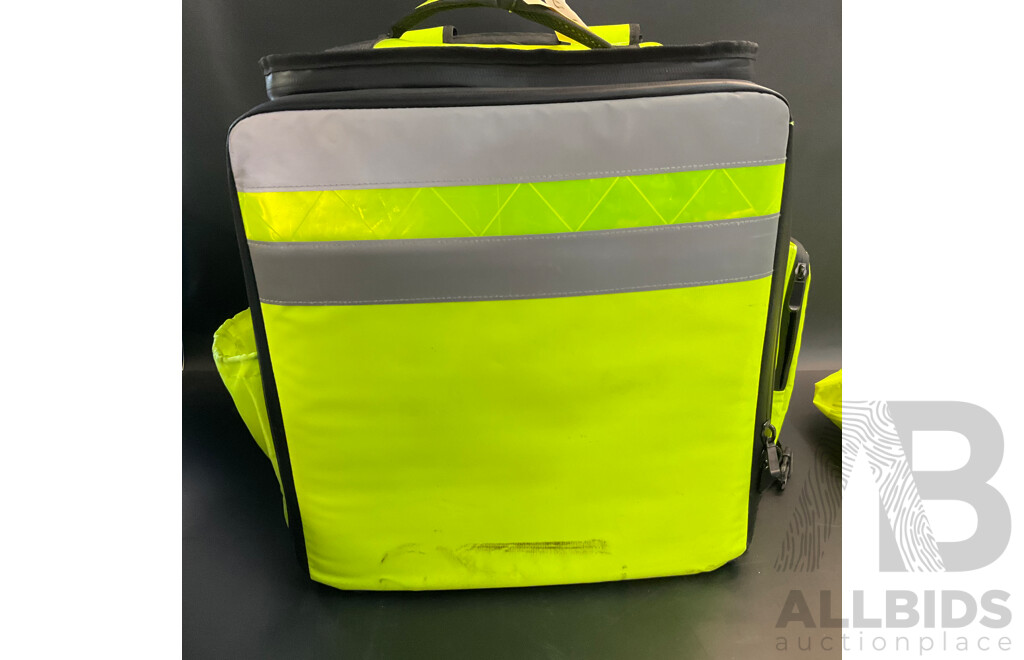 Food Delivery Bag and Size L Raincoat