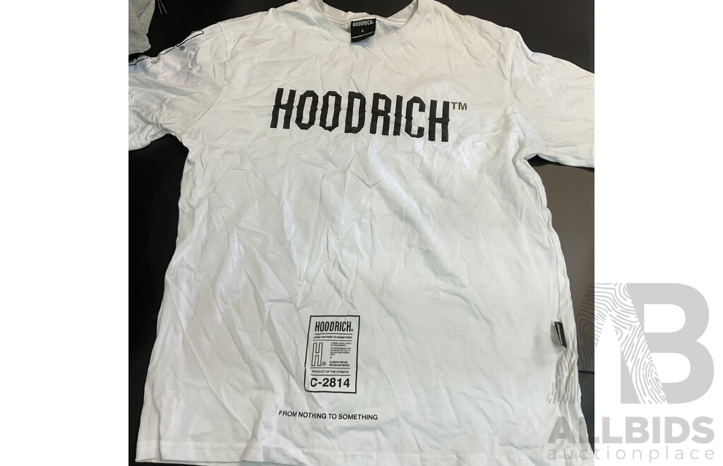 Nike & Hoodrich Jacket & Adidas Pants & Hoodrich T-shirt - Lot of 5