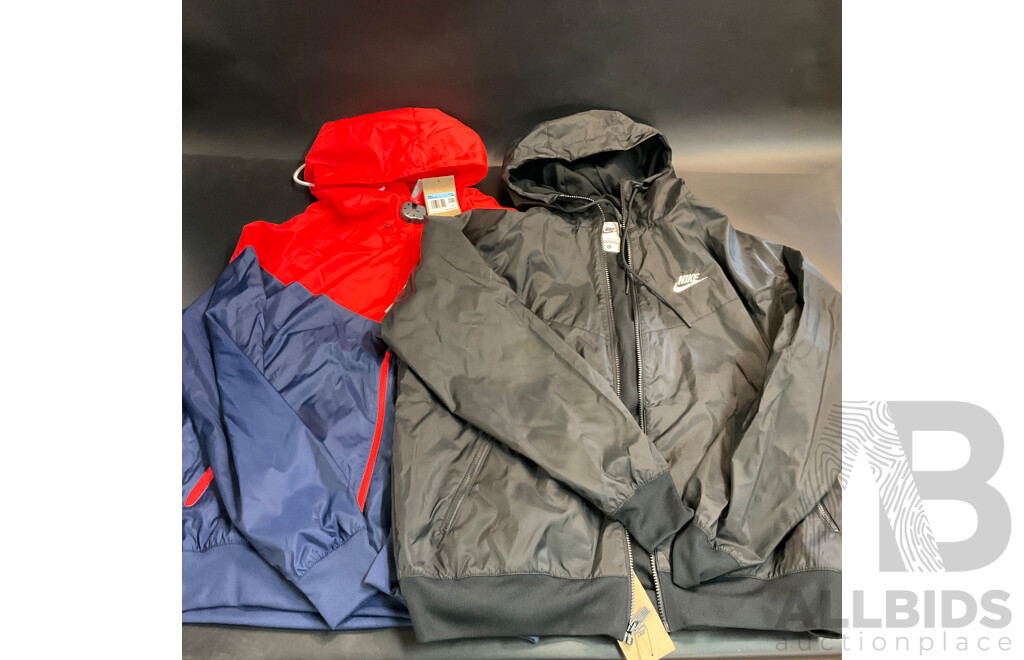 Nike Mens Size M Jacket - Lot of 2