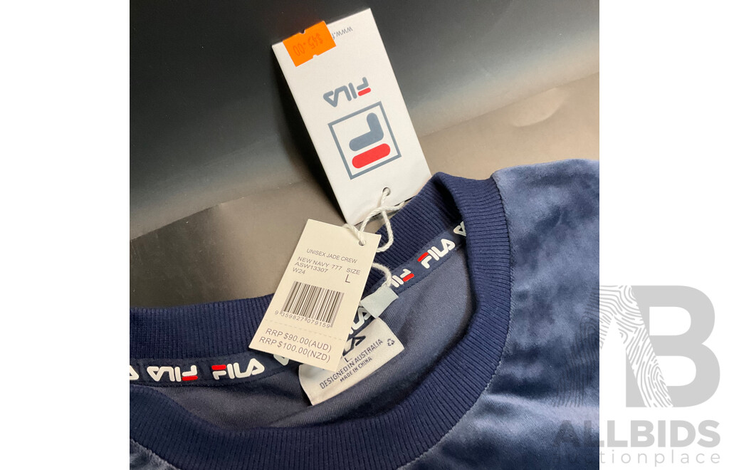 Ellesse, Fila Long Sleeve (S&L)  & Pants (XL)- Lot of 4