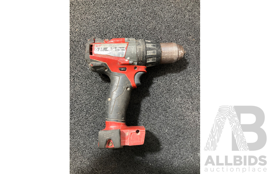 MILWAUKEE FUEL 18V Impact Driver (M18 FID3), Hammer Drill (M18 FPD) and 5.0Ah Battery - Lot of 3