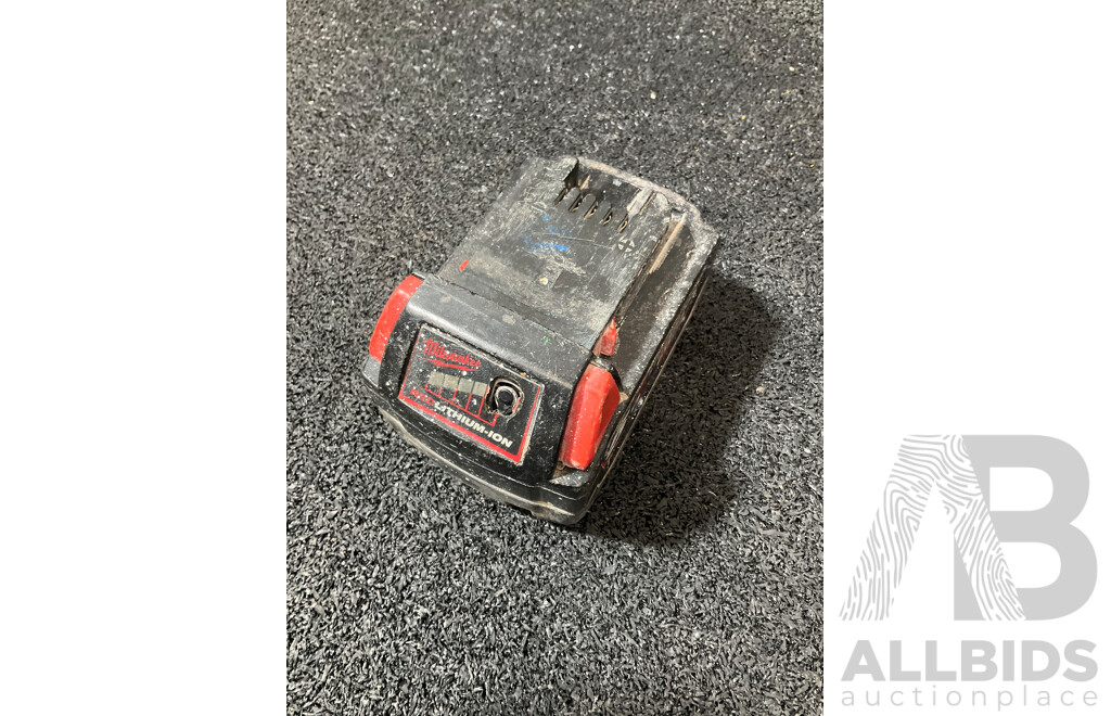 MILWAUKEE FUEL 18V Impact Driver (M18 FID3), Hammer Drill (M18 FPD) and 5.0Ah Battery - Lot of 3