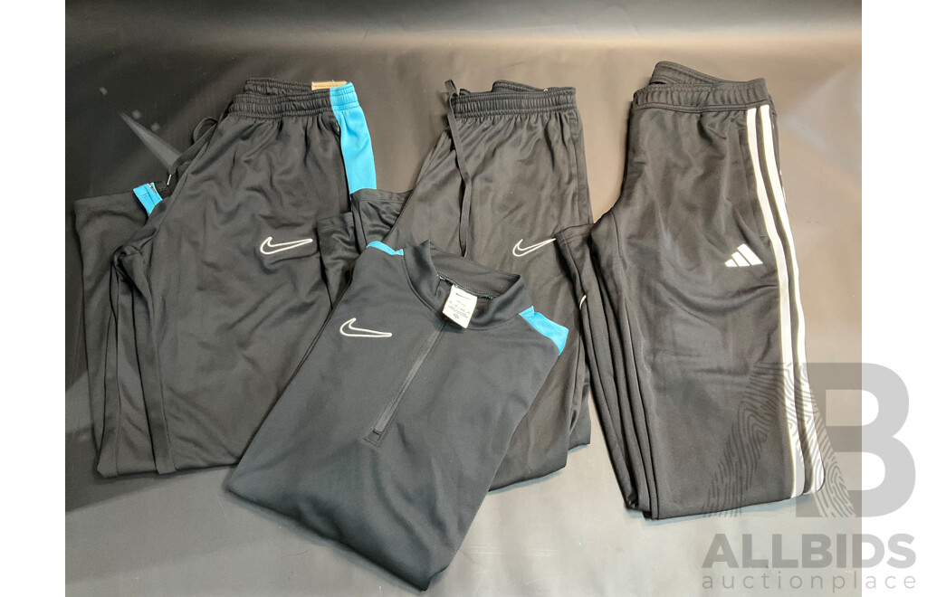 NIKE and ADDIDAS Tracksuits and Jacket - Lot of 4