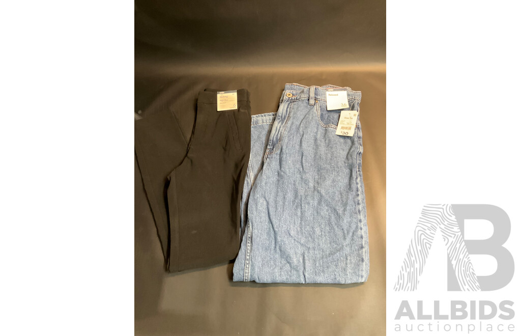 Assorted Men's and Women's Clothing and Shoes, Costume Jewellery  - Lot of 18