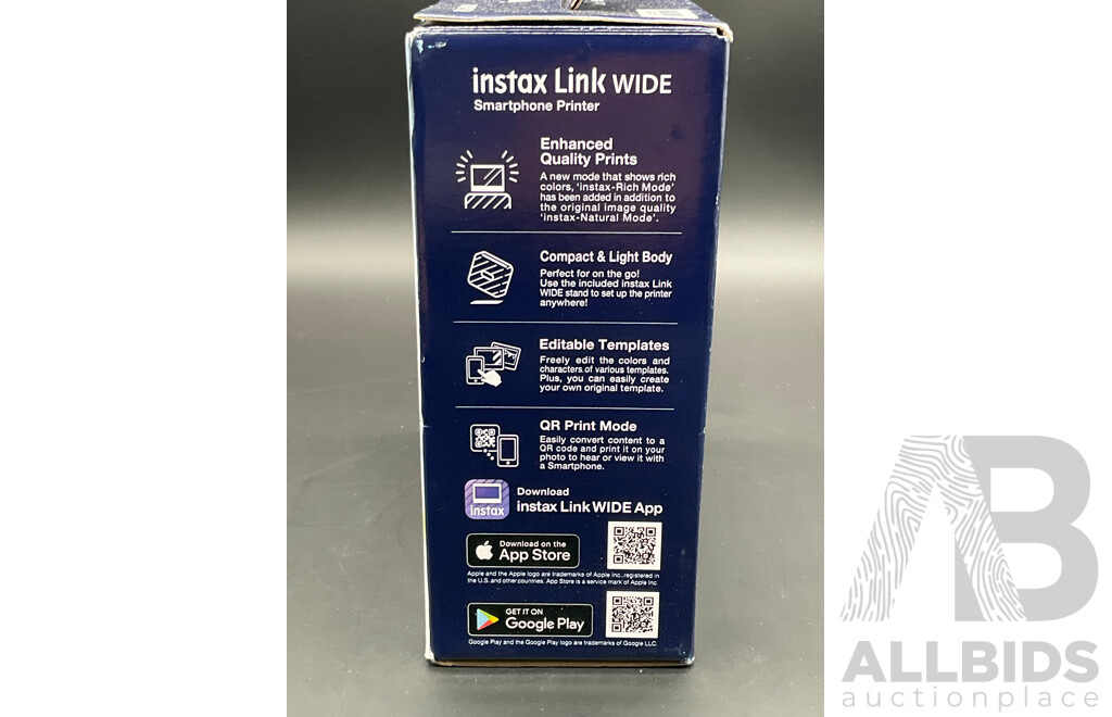 FUJIFILM Instax Link Wide Smarphone Printer
