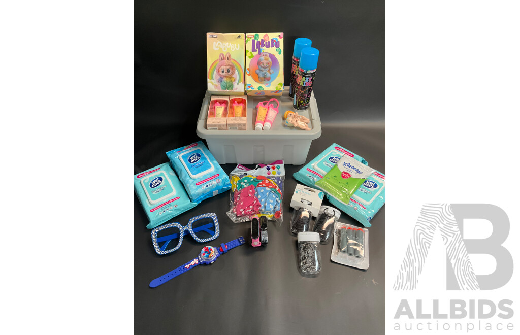 Assorted Toys, Party Staff, Kids Watches and More