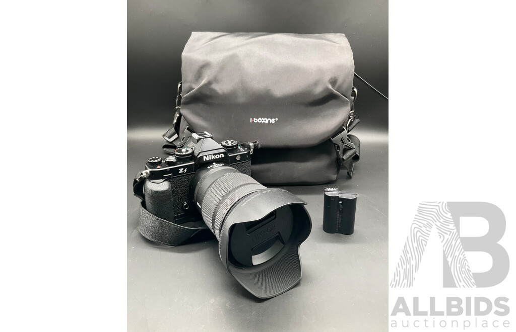 NIKON Zf Mirrorless Camera with NIKKOR Z24-120mm F/4 S Lens and I Bozine Carry Bag