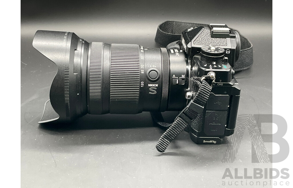 NIKON Zf Mirrorless Camera with NIKKOR Z24-120mm F/4 S Lens and I Bozine Carry Bag