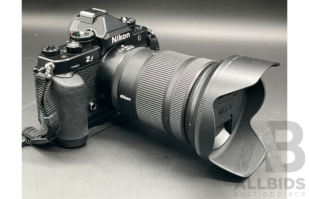 NIKON Zf Mirrorless Camera with NIKKOR Z24-120mm F/4 S Lens and I Bozine Carry Bag