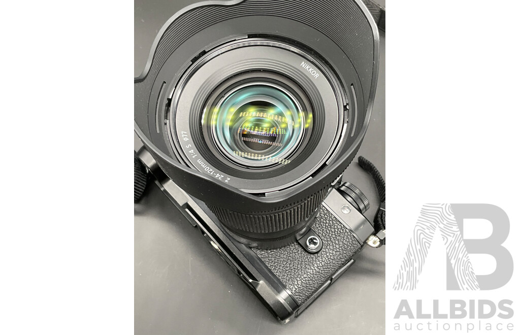 NIKON Zf Mirrorless Camera with NIKKOR Z24-120mm F/4 S Lens and I Bozine Carry Bag