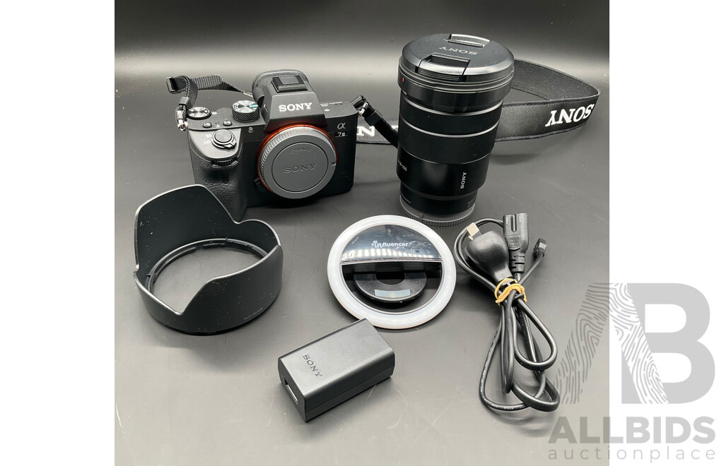 SONY Alpha 7 III Full Frame Mirrorless Camera with SONY E 4/PZ 18-105 G OSS Lens and  Accessories