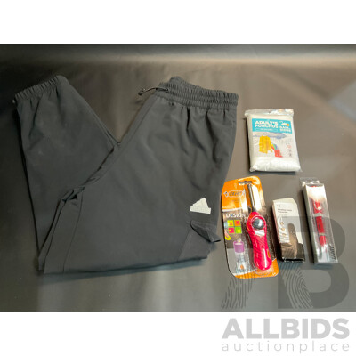 ADDIDAS Training Pants Size L and Others - Lot of 5