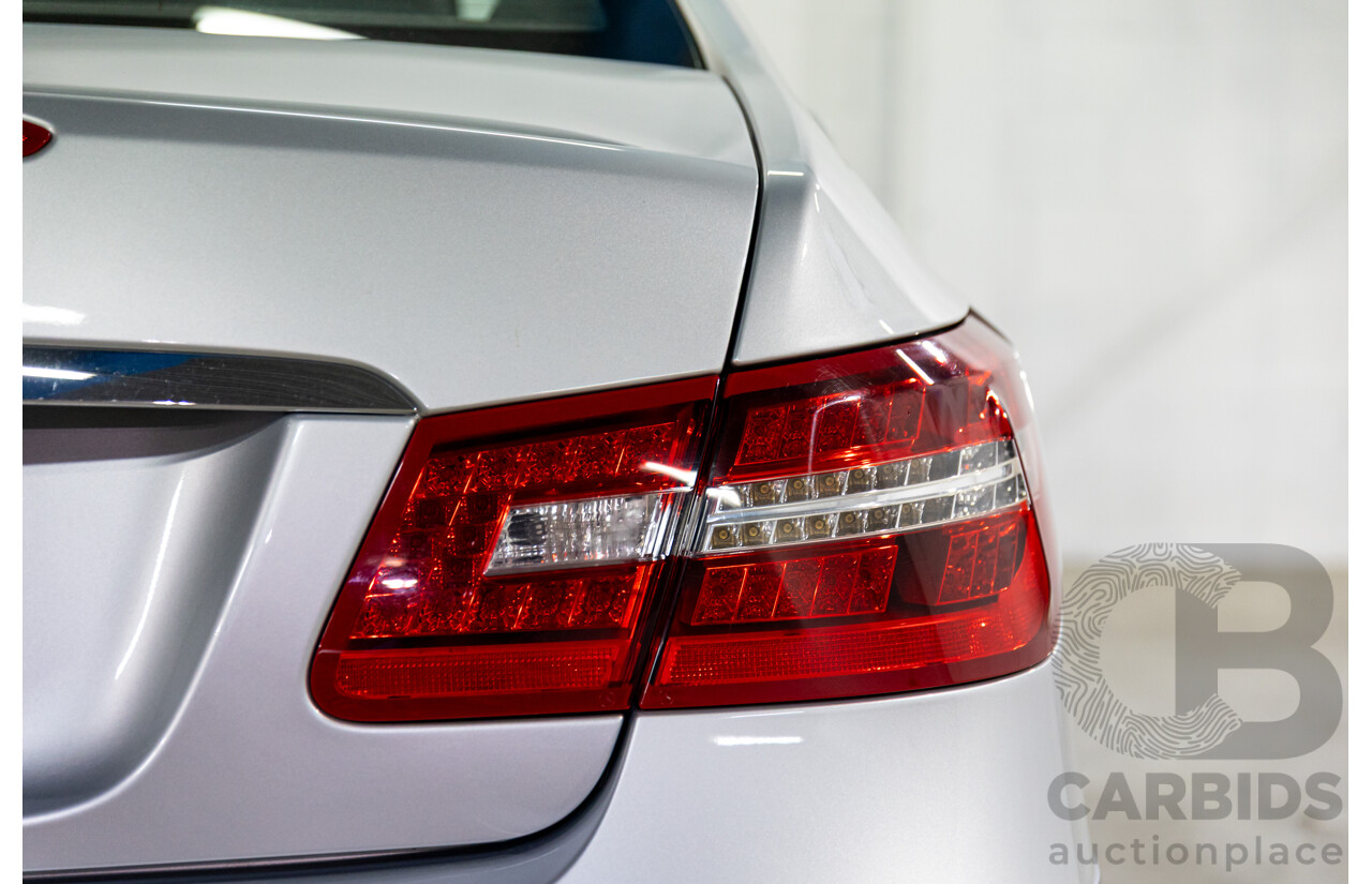 8/2009 Mercedes-Benz E350 Avantgarde 207 2d Coupe Iridium Silver Metallic V6 3.5L