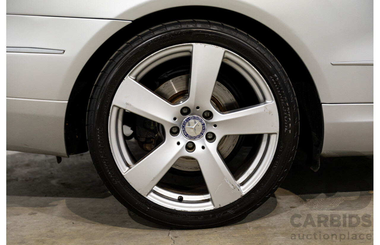 8/2009 Mercedes-Benz E350 Avantgarde 207 2d Coupe Iridium Silver Metallic V6 3.5L