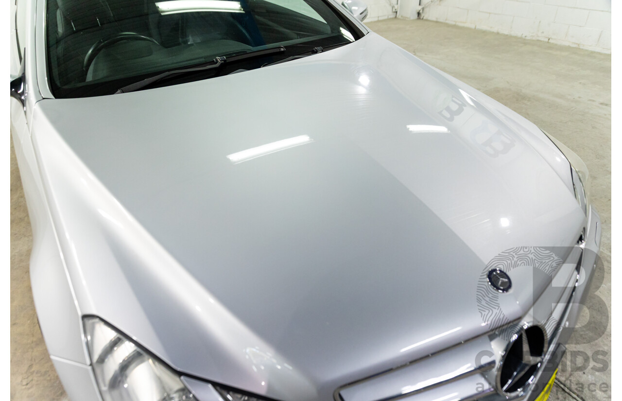 8/2009 Mercedes-Benz E350 Avantgarde 207 2d Coupe Iridium Silver Metallic V6 3.5L