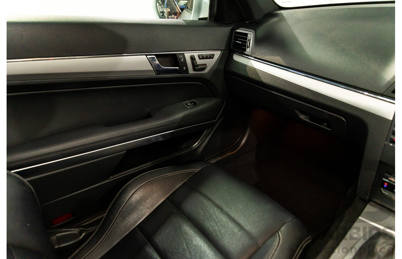 8/2009 Mercedes-Benz E350 Avantgarde 207 2d Coupe Iridium Silver Metallic V6 3.5L