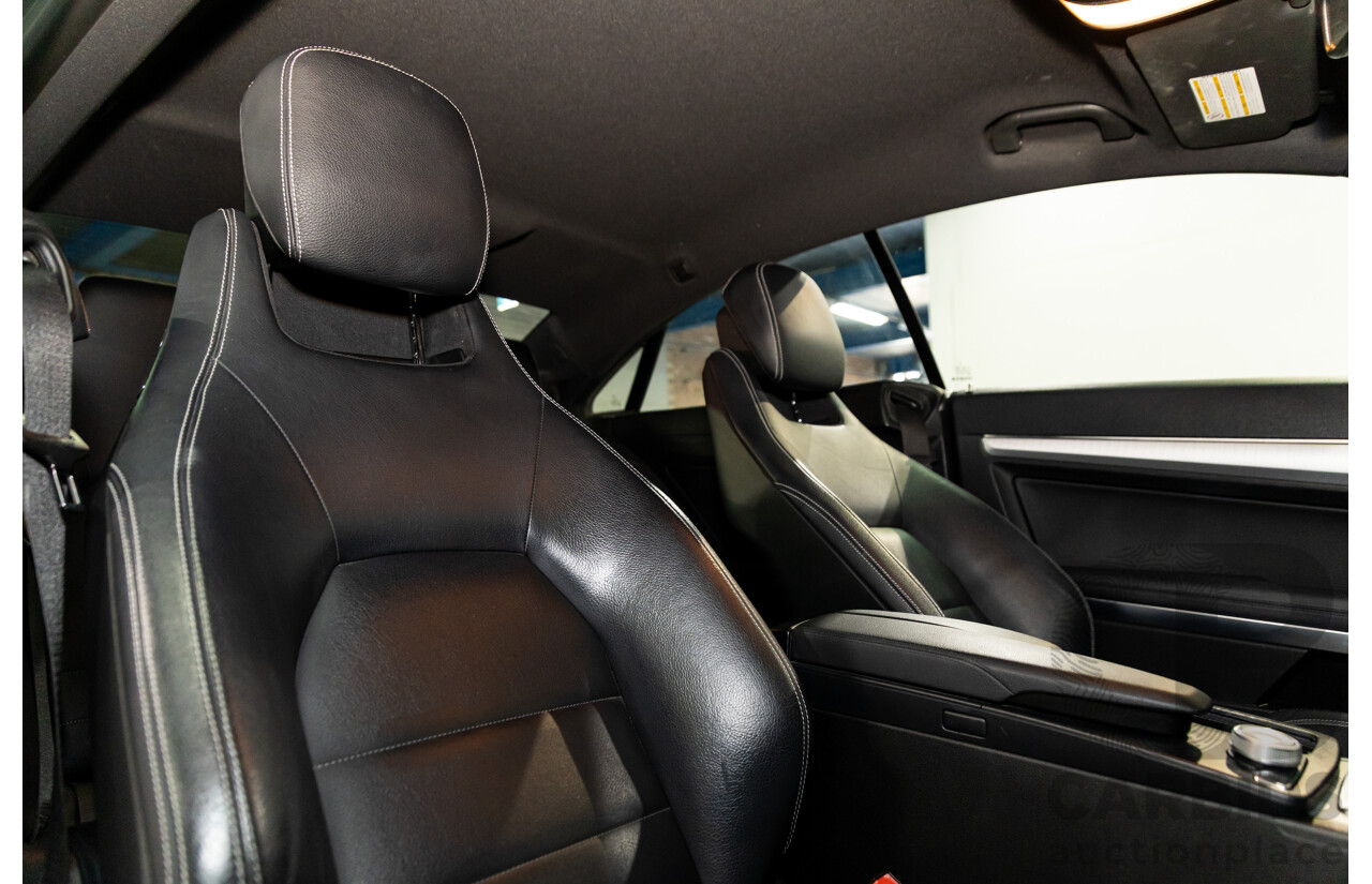 8/2009 Mercedes-Benz E350 Avantgarde 207 2d Coupe Iridium Silver Metallic V6 3.5L