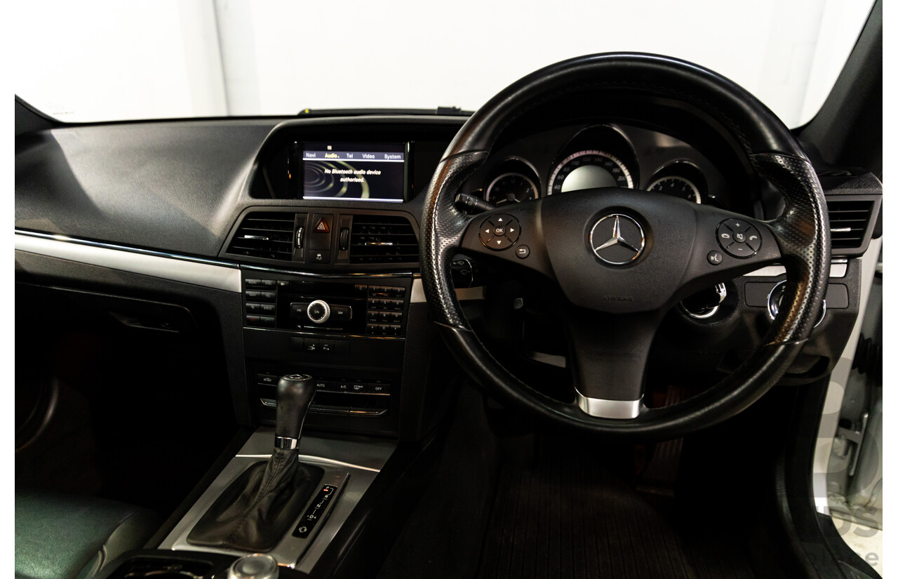 8/2009 Mercedes-Benz E350 Avantgarde 207 2d Coupe Iridium Silver Metallic V6 3.5L