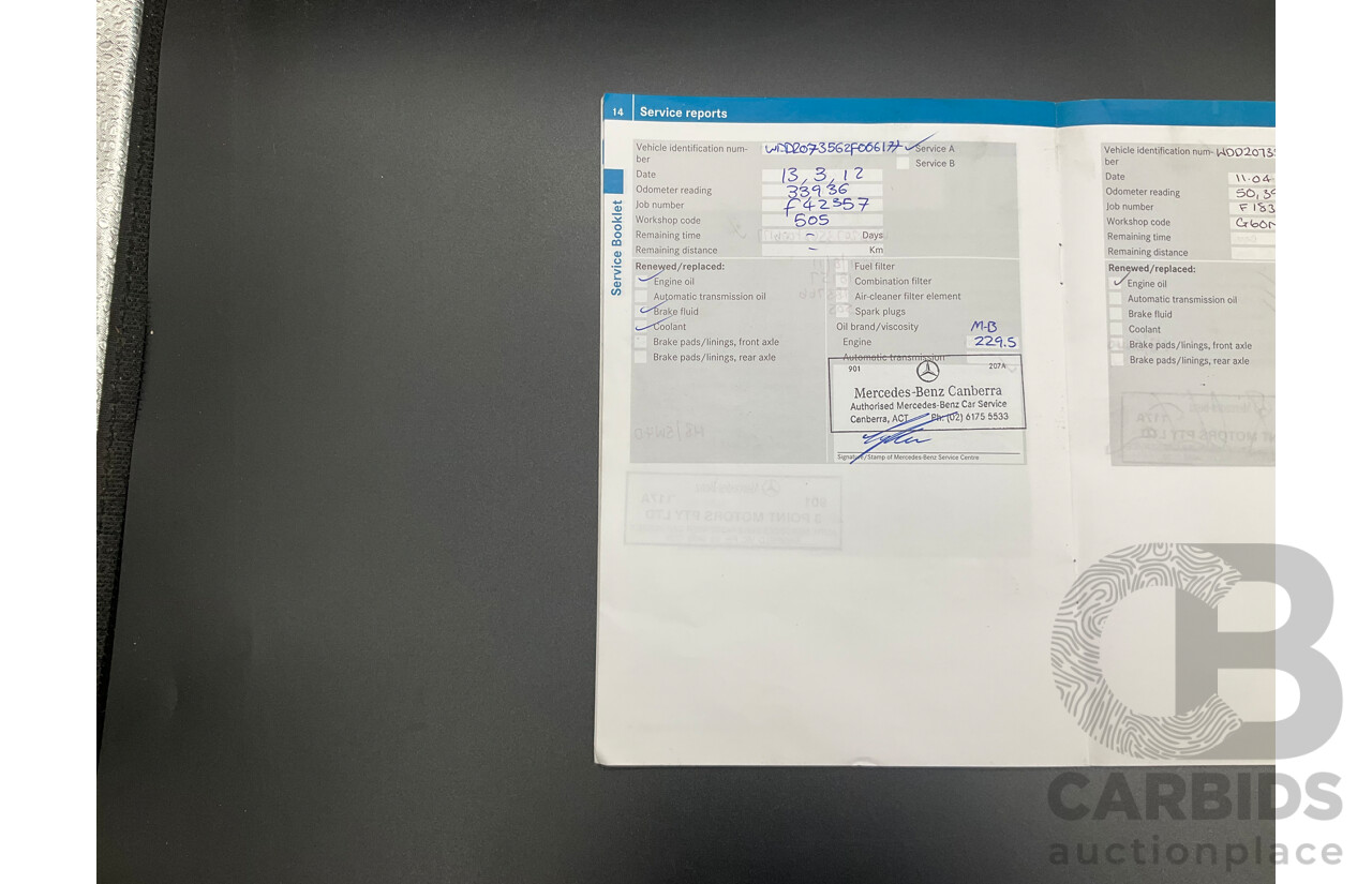 8/2009 Mercedes-Benz E350 Avantgarde 207 2d Coupe Iridium Silver Metallic V6 3.5L