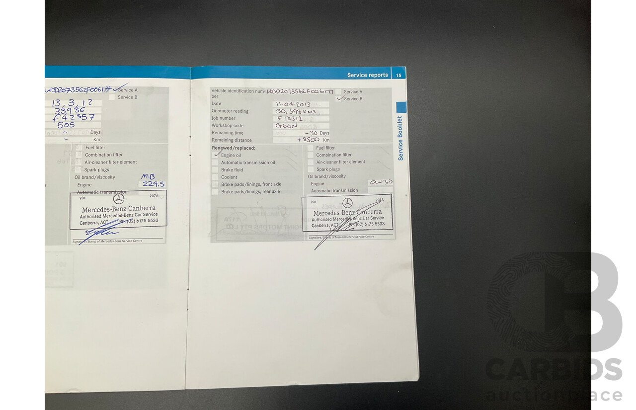 8/2009 Mercedes-Benz E350 Avantgarde 207 2d Coupe Iridium Silver Metallic V6 3.5L