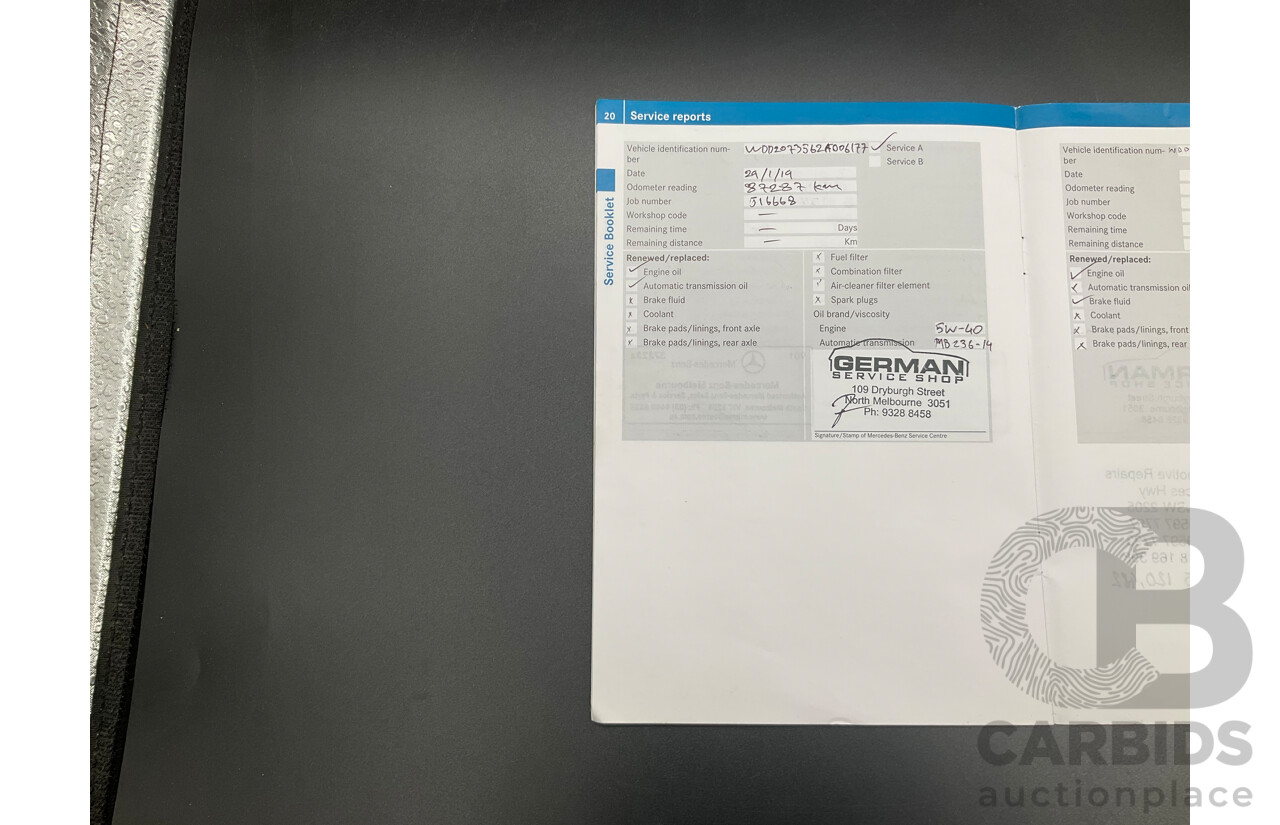 8/2009 Mercedes-Benz E350 Avantgarde 207 2d Coupe Iridium Silver Metallic V6 3.5L