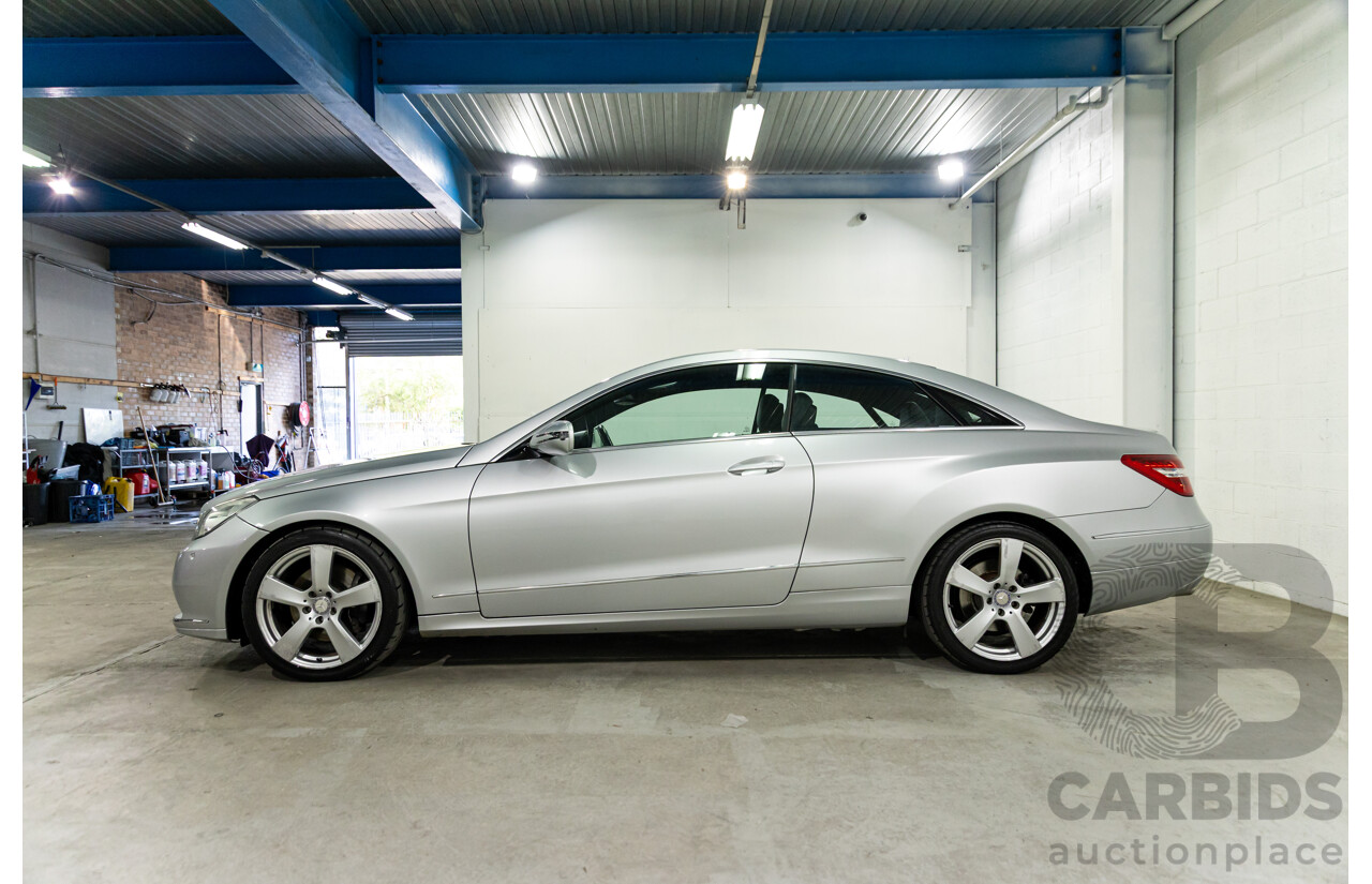8/2009 Mercedes-Benz E350 Avantgarde 207 2d Coupe Iridium Silver Metallic V6 3.5L