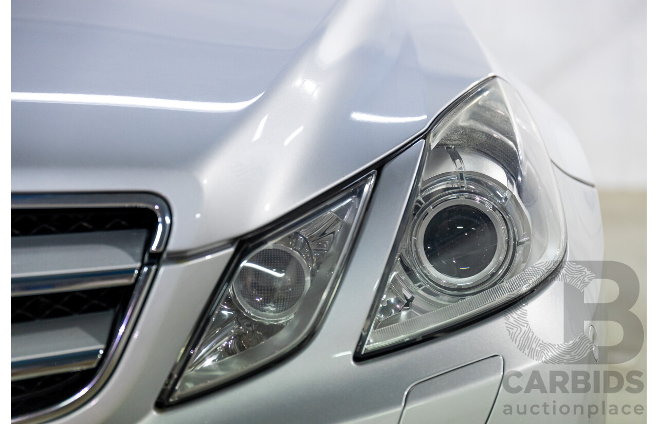 8/2009 Mercedes-Benz E350 Avantgarde 207 2d Coupe Iridium Silver Metallic V6 3.5L