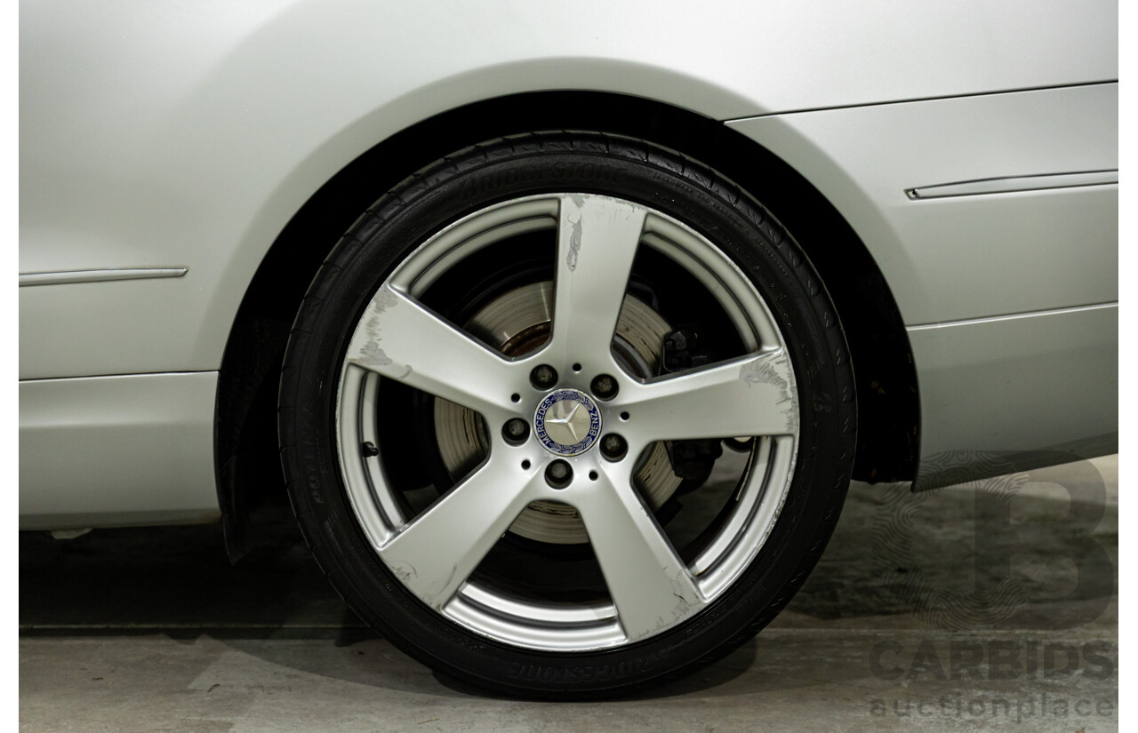 8/2009 Mercedes-Benz E350 Avantgarde 207 2d Coupe Iridium Silver Metallic V6 3.5L