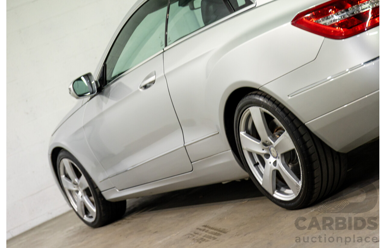 8/2009 Mercedes-Benz E350 Avantgarde 207 2d Coupe Iridium Silver Metallic V6 3.5L