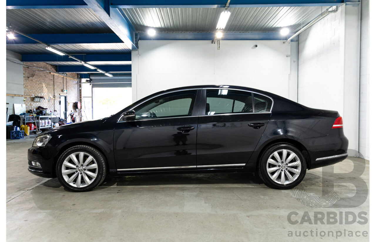 6/2012 Volkswagen Passat 118 TSI 3C MY13 4d Sedan Deep Black Turbo 1.8L
