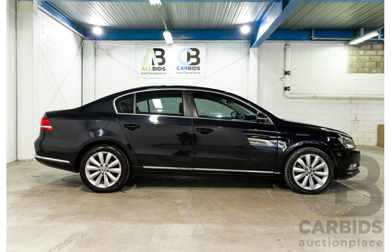 6/2012 Volkswagen Passat 118 TSI 3C MY13 4d Sedan Deep Black Turbo 1.8L
