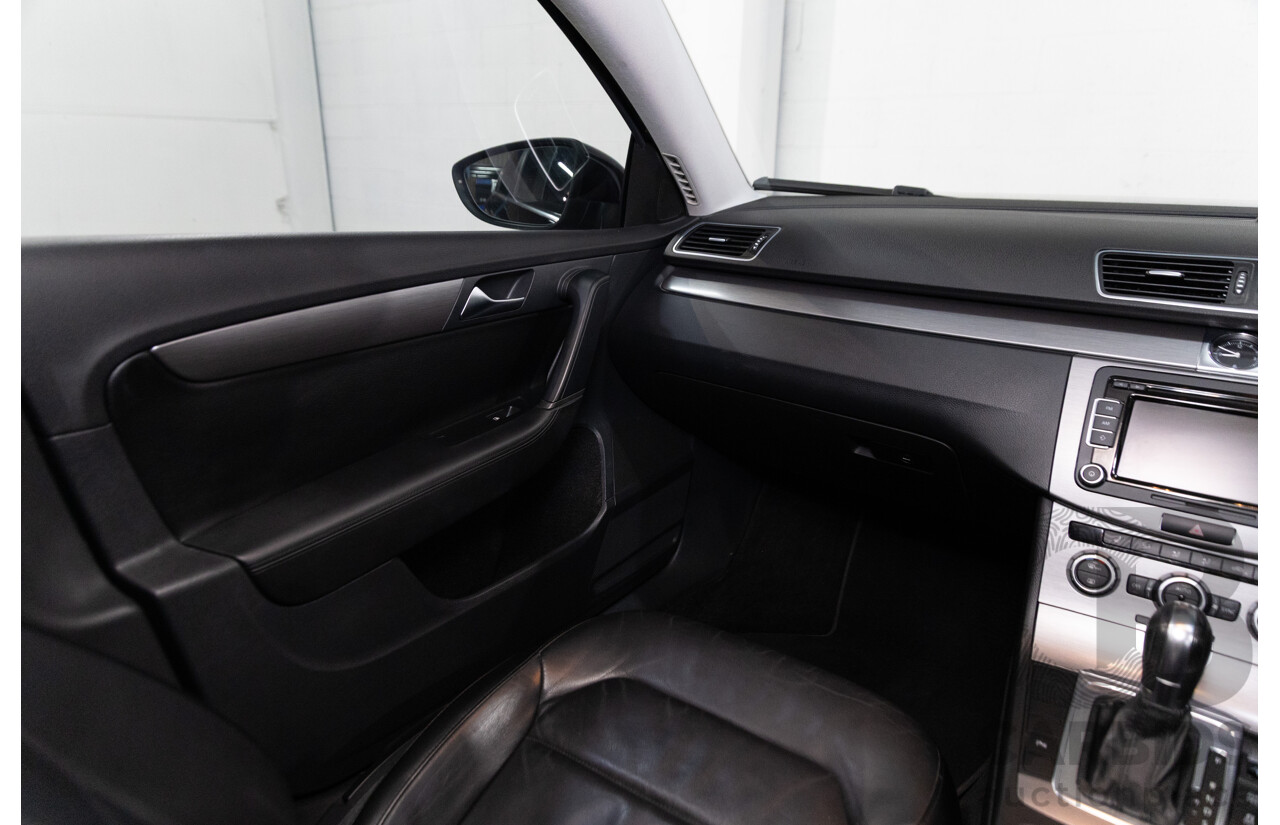 6/2012 Volkswagen Passat 118 TSI 3C MY13 4d Sedan Deep Black Turbo 1.8L