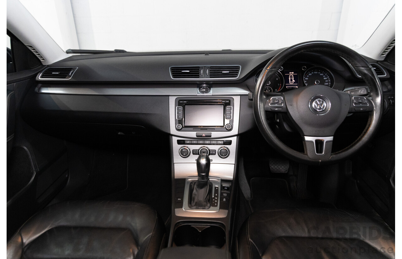 6/2012 Volkswagen Passat 118 TSI 3C MY13 4d Sedan Deep Black Turbo 1.8L