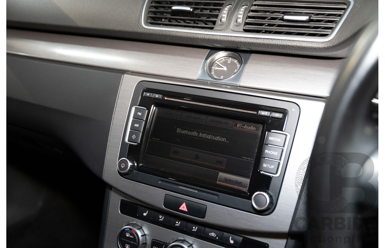 6/2012 Volkswagen Passat 118 TSI 3C MY13 4d Sedan Deep Black Turbo 1.8L