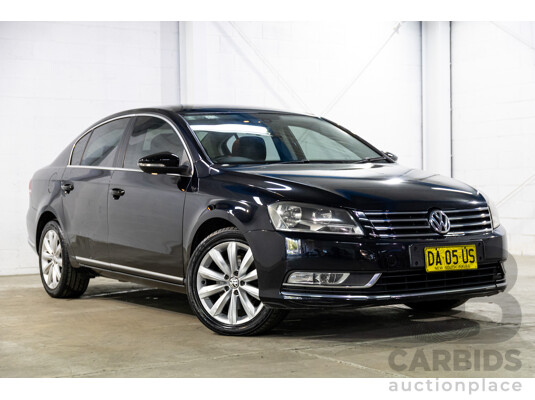 6/2012 Volkswagen Passat 118 TSI 3C MY13 4d Sedan Deep Black Turbo 1.8L